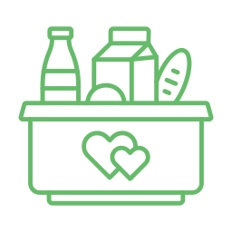 Food donation icon