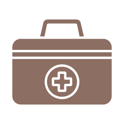 First aid kit icon