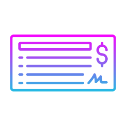 Cheque icon