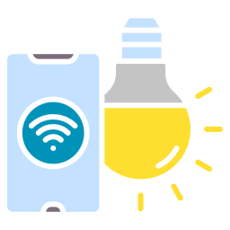 Smart bulb icon