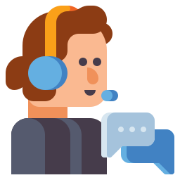 Customer service agent icon