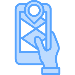 mobile karte icon