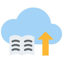 téléchargement dans le nuage Icône