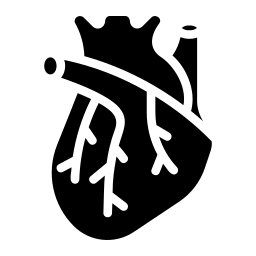 organe cardiaque Icône