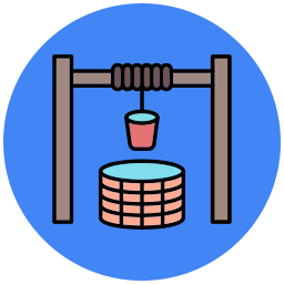 Колодец с водой иконка