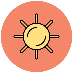 soleil Icône