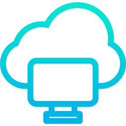 Cloud computing icon