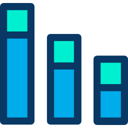 gráfico de barras Ícone