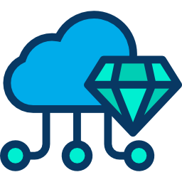 Cloud computing icon