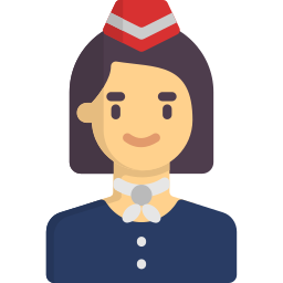 stewardess icon