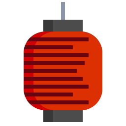 Japanese lamp icon