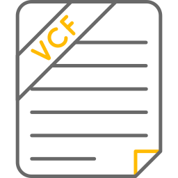 fichier vcf Icône