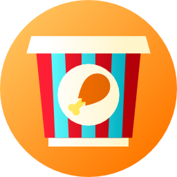 Fried chicken icon