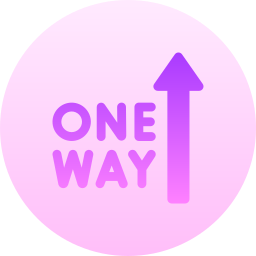 One way icon