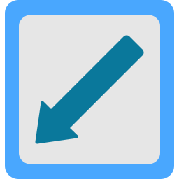 Diagonal arrow icon