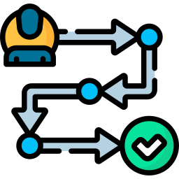 customer journey Icône