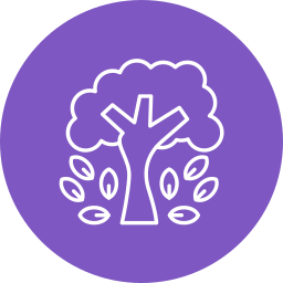 Autumn tree icon