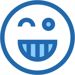 Grinning icon