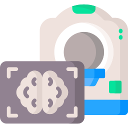 Brain imaging icon