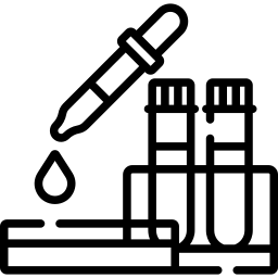 Blood analysis icon