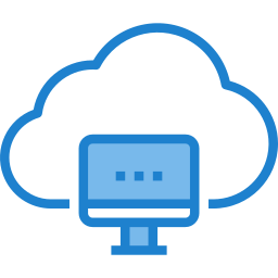 Cloud computing icon