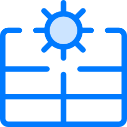 painel solar Ícone