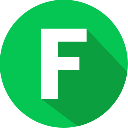 Letter f icon