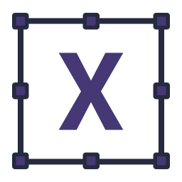 文字x icon