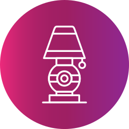 Desk lamp icon