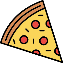 Pizza slice icon