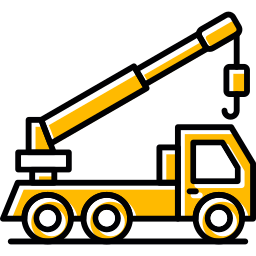 Crane truck icon