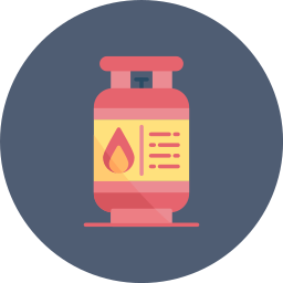 Gas cylinder icon