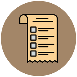 Shopping list icon