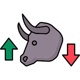 Bull market icon