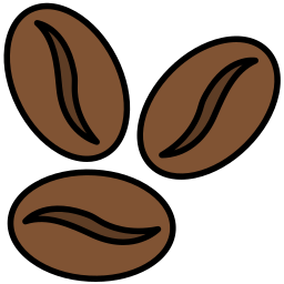 Coffee beans icon