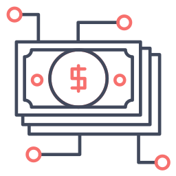 flux d'argent Icône