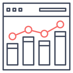 Bar graph icon