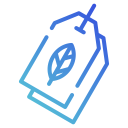 Eco tag icon