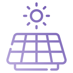 Solar panel icon