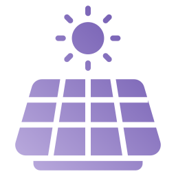 Solar panel icon