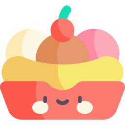 Banana split icon