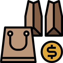 Shopping bag icon