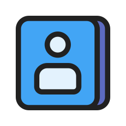 Phone book icon