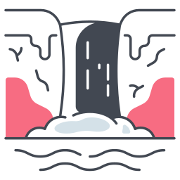 Waterfall icon