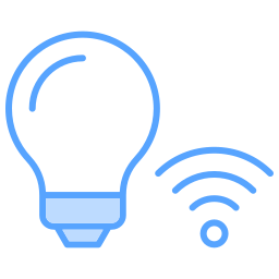 Smart bulb icon