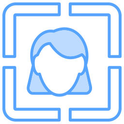 Face scanner icon