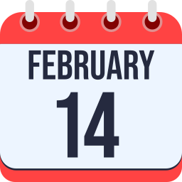 February 14 icon