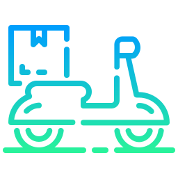 Delivery moto icon