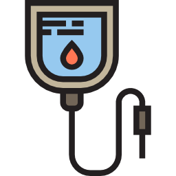 Blood transfusion icon