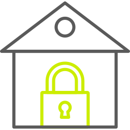 House lock icon